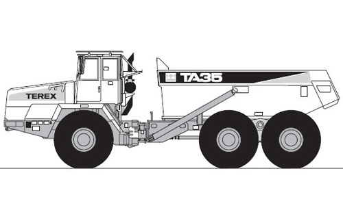 Terex TA35 Articulated Dumptruck Service Repair Manual