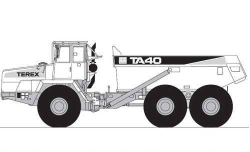 Terex TA40 OCDB Articulated Dumptruck Service Repair Manual