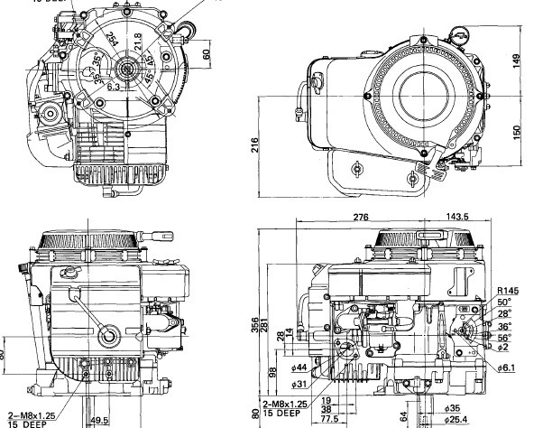 Kawasaki FC150V OHV 4-Stroke Air-Cooled Gasoline Engine Workshop Manual Download