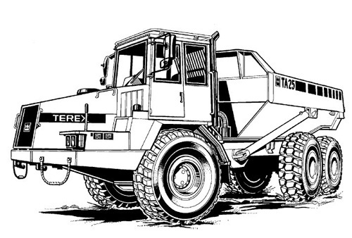 Terex TA25 & TA27 Articulated Dumptruck Service Repair Manual