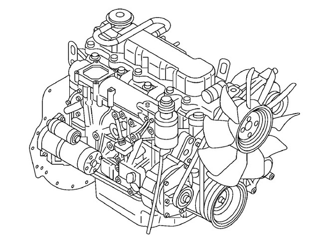 Nissan Forklift TB45 ENGINE Service Repair Manual Download