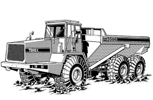 Terex 3566 & 4066C Articulated Dumptruck Service Repair Manual