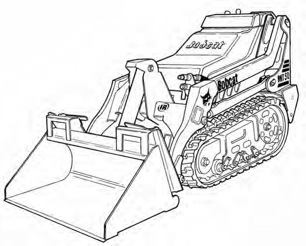 Bobcat MT52 / MT55 Mini Track Loader Service Repair Manual Download 2