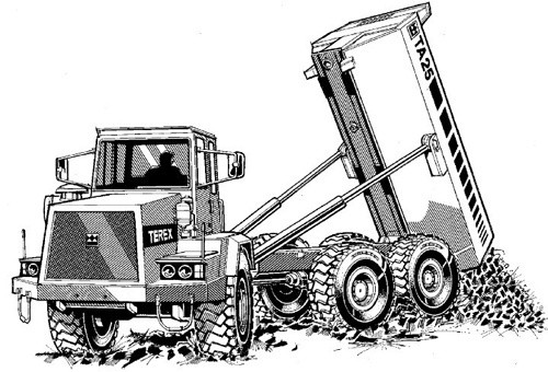 Terex TA25 & TA27 Articulated Dumptruck Service Repair Manual