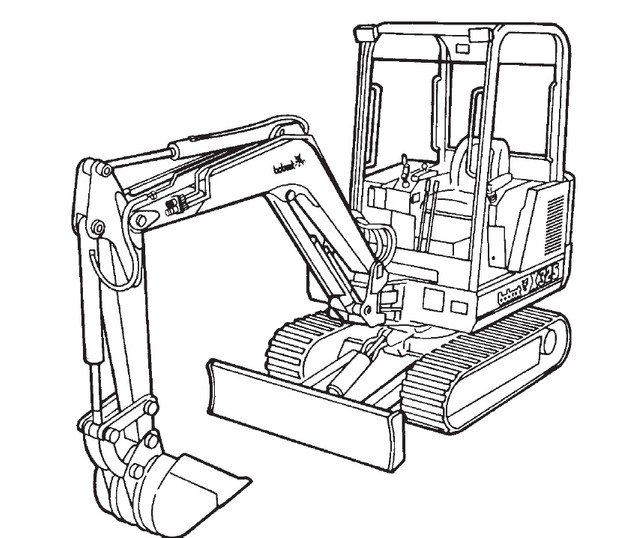Bobcat 325, 328 Compact Excavator Service Repair Manual Download