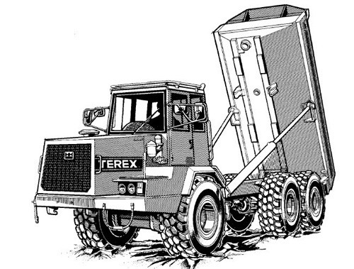 Terex 2566C, 2766C and 3066C Articulated Dumptruck Service Repair Manual