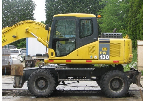 Komatsu PW130-7K Wheeled Excavators Service Shop Manual(SN:K40001 AND UP)