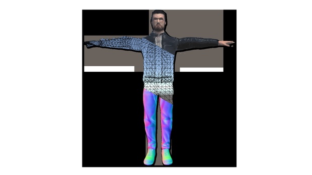 3D Model - Male Action Model