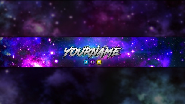 galaxy revamp pack photoshop template youtube banne