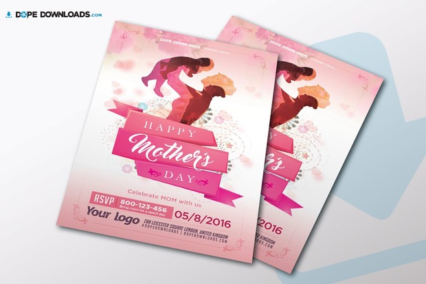 mother s day flyer template dope downloads