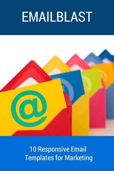 MAILBLAST - 5 Multipurpose Responsive Email Templates for any Marketing Campaign