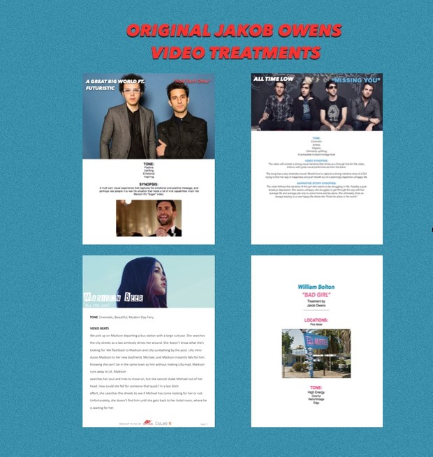 Official Music Video Treatments