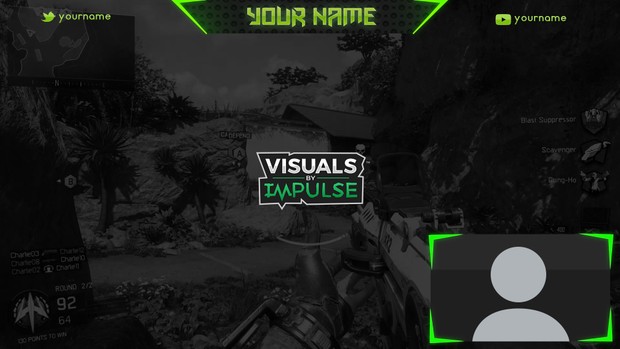 Green Twitch Overlay