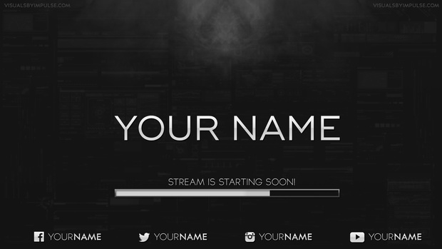 Animated Starting Soon Screen
