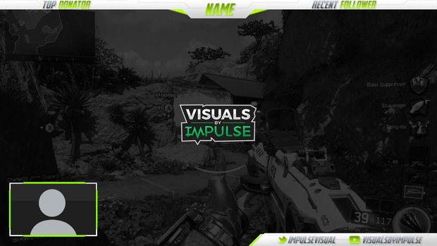 Clean White + Green Overlay Package