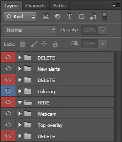 Blue & Orange Overlay + Alert Panels
