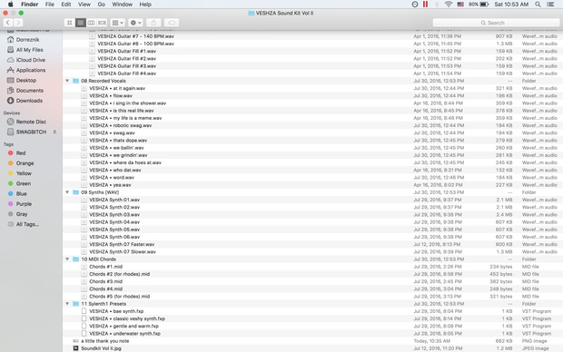 VESHZA Soundkit Vol. II