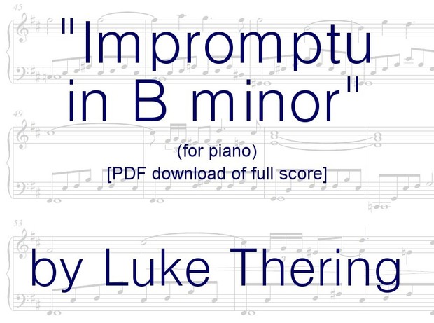 Impromptu in B minor (SHEET MUSIC .PDF)