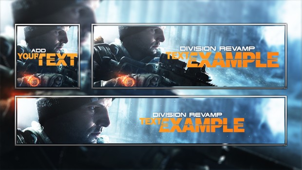 Tom Clancy's The Division - Revamp Template - Photoshop