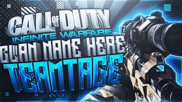 Infinite Warfare - Thumbnail Template Pack V6 - Photoshop Template