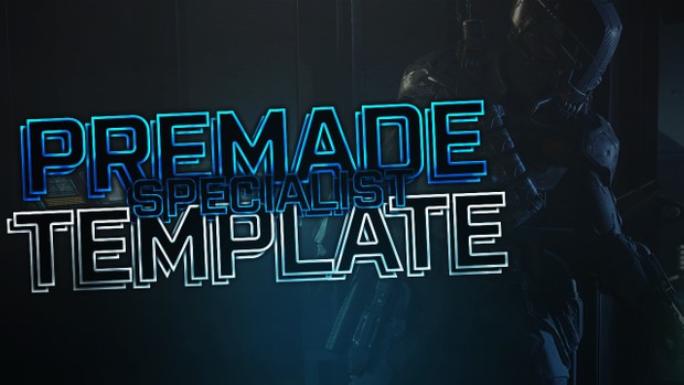 Black Ops 3 Thumbnail Template Pack V9 - Clean & Simple Edition