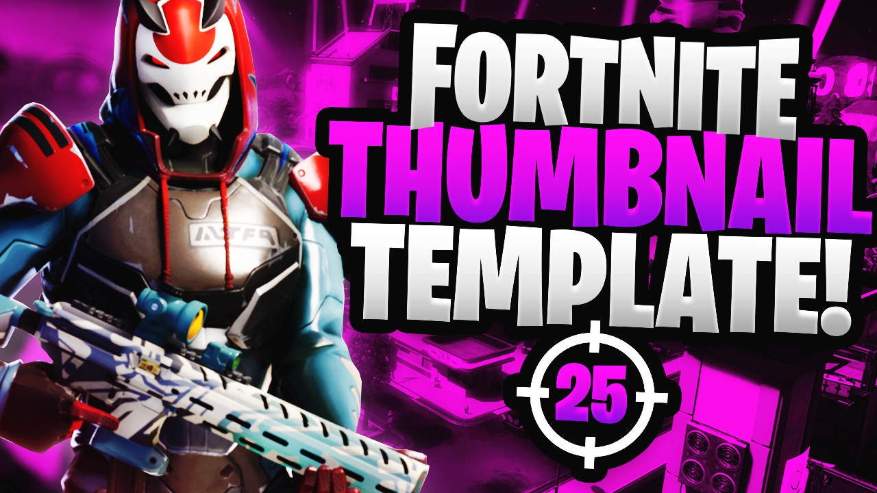 Fortnite YouTube Thumbnail Template Pack - Vandetta Sk - ACEZ Graphics ...