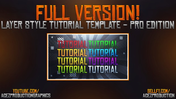Layer Style Text Tutorial - Full Version Download - Photoshop Tutorial