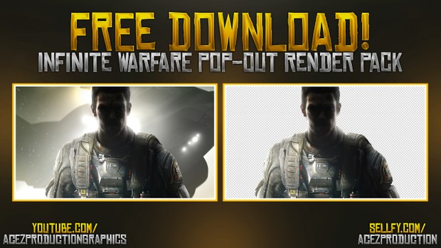 Infinite Warfare Cut Out Render Pack