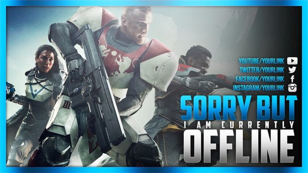 Ultimate Live Stream Overlay Template Pack - Destiny 2 - Photoshop Template - Volume 9
