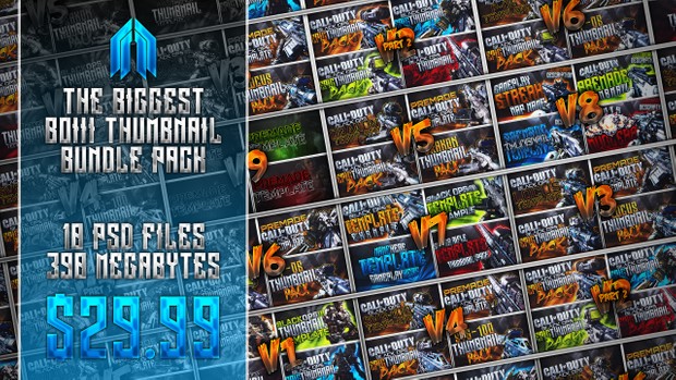 Biggest Black Ops 3 Thumbnail Template Bundle Pack Ever!