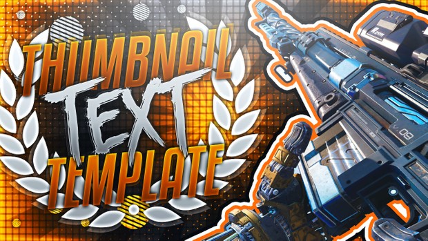 YouTube Thumbnail Template Pack V8 - Multi-CoD Sniper Rifles - Photoshop Template