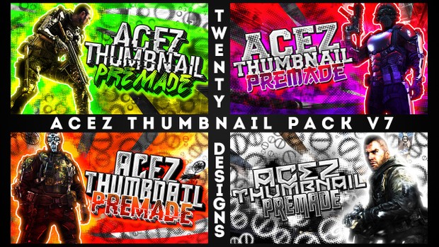 Thumbnail Pack V7 - Soldier Pop-Outs