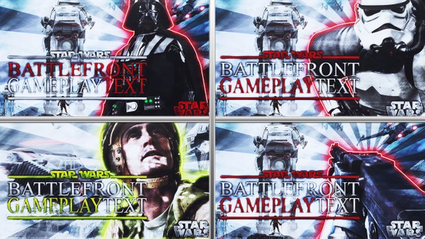 Star Wars Battlefront Ultimate Thumbnail Template V1