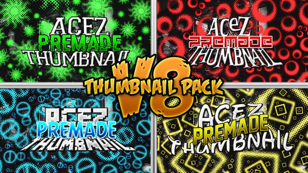 Thumbnail Pack V8 - Standard Text Edition