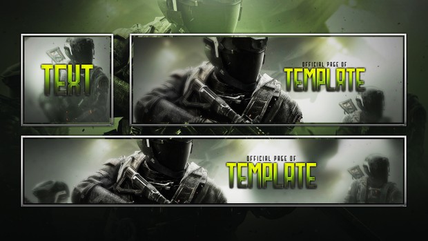 Infinite Warfare - FREE Social Media Revamp Template Pack - Photoshop