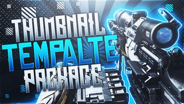 Infinite Warfare - Thumbnail Template Pack V5 - Photoshop Template