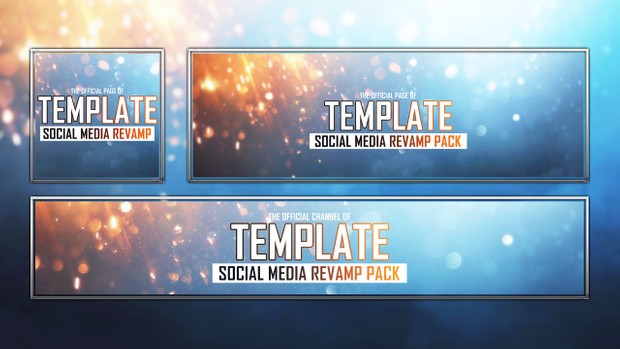 Battlefield 1 - Deluxe -Social Media Revamp Template Pack - Photoshop Template