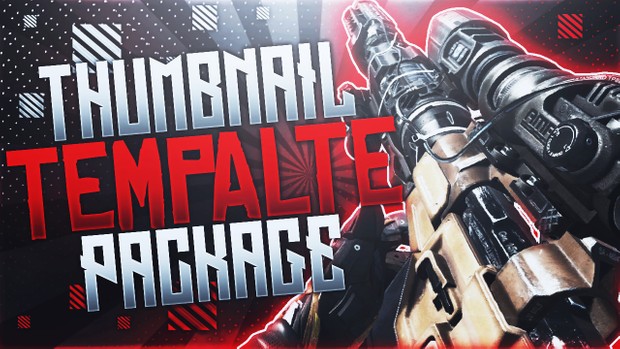 Infinite Warfare - Thumbnail Template Pack V5 - Photoshop Template