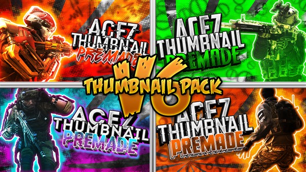 Thumbnail Pack V6 - Soldier Pop-Outs