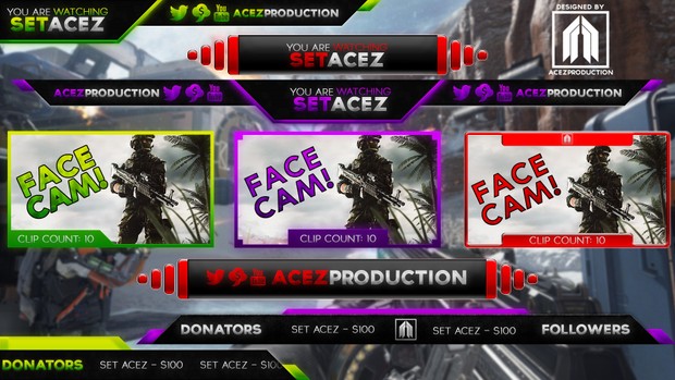 Stream Overlay Pack V1