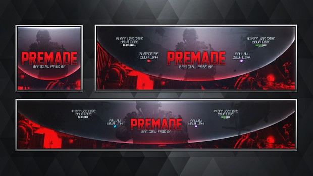 Social Media Revamp Pack V16 - Modern Warfare Remastered - Photoshop Template