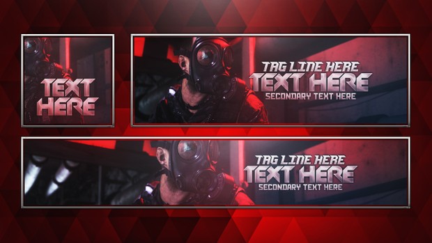 Social Media Revamp Pack V4 - Modern Warfare Remastered Edition - Photoshop Template