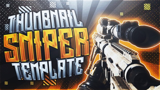 Infinite Warfare - Thumbnail Template Pack V6 - Photoshop Template