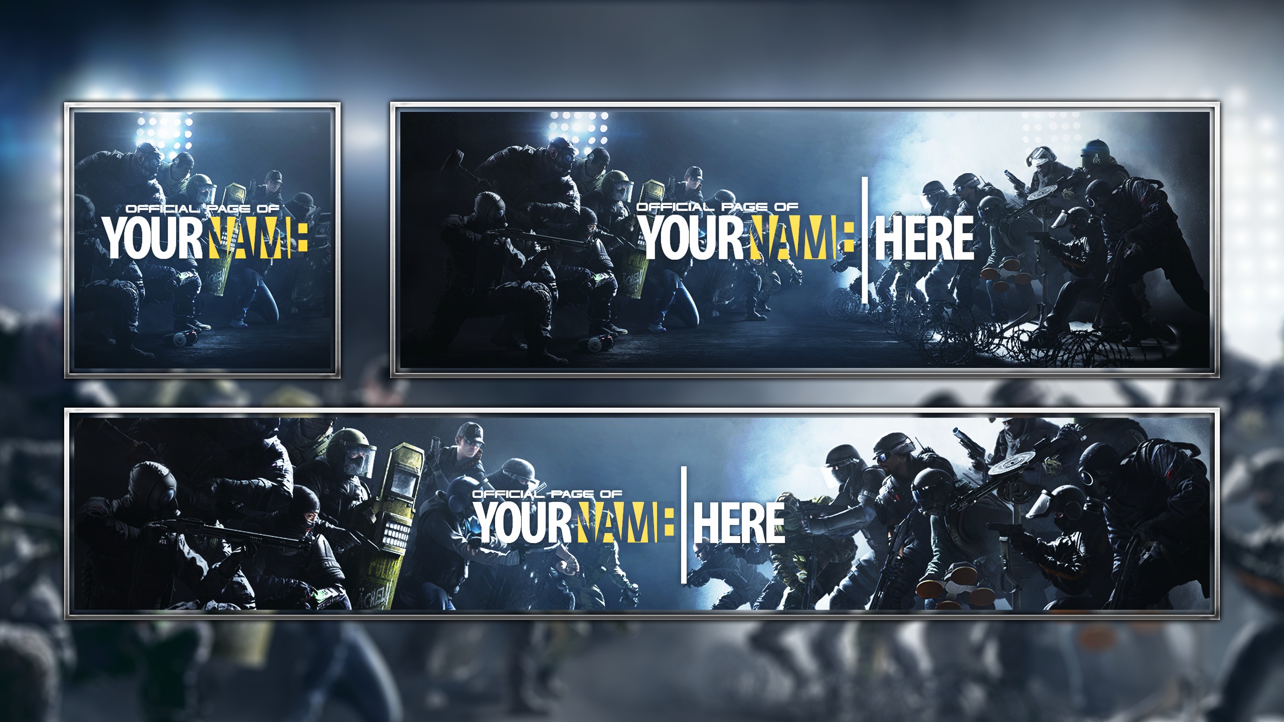 Tom Clancy's Rainbow Six Siege - Revamp Template - Pho - ACEZ Graphics ...