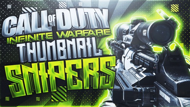 Infinite Warfare - Thumbnail Template Pack V6 - Photoshop Template