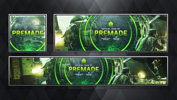 Social Media Revamp Pack V8 - Modern Warfare Remastered Edition - Photoshop Template