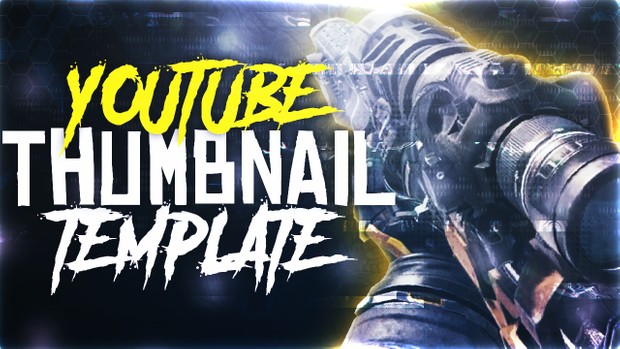Ultimate Infinite Warfare Thumbnail Template Pack V4
