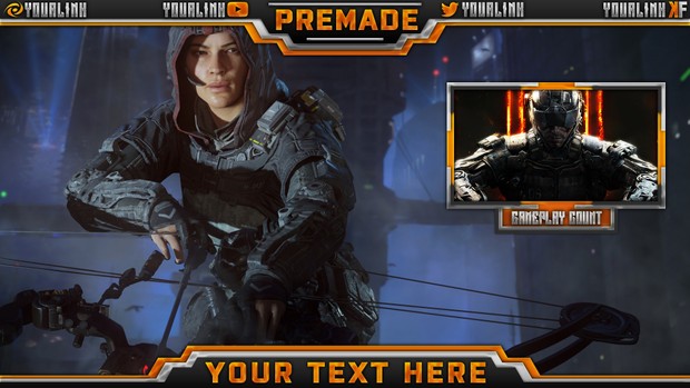 Stream Overlay Template Pack V2 - BO3 Edition