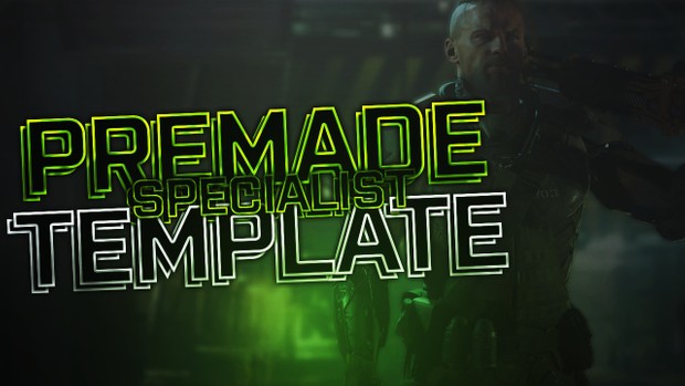 Black Ops 3 Thumbnail Template Pack V9 - Clean & Simple Edition