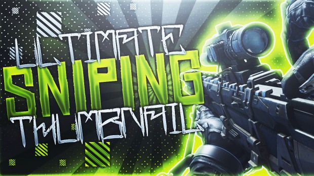 Ultimate Sniping Thumbnail Template Pack
